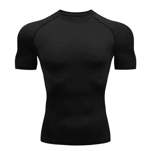 JUNKIE Black Compression Shirt.